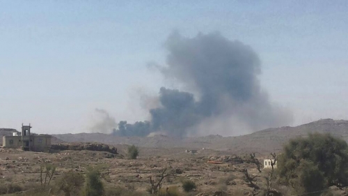 13 غارة جوية على مواقع متفرقة للميليشيات الحوثية في محافظة صعدة
