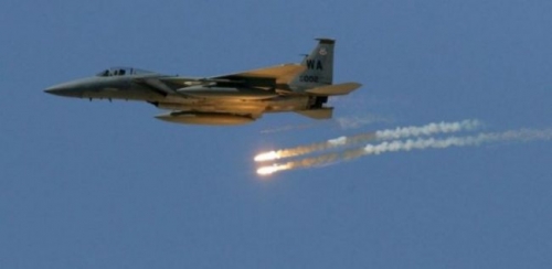 طيران التحالف يستهدف مواقع تابعة للمليشيات بصنعاء