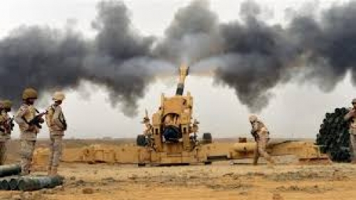 قصف مدفعي وصاروخي يستهدف مواقع للمليشيا في رازح بصعدة