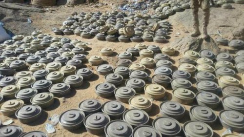 مسام: نزع نحو 9 آلاف لغم وذخيرة زرعتها مليشيات الحوثي 