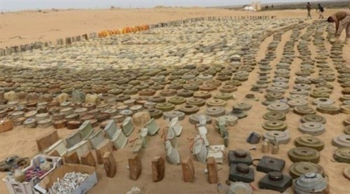 الجيش يعلن نزع آلاف الألغام الإيرانية التي زرعها الحوثيون في منطق متفرقة من صعدة