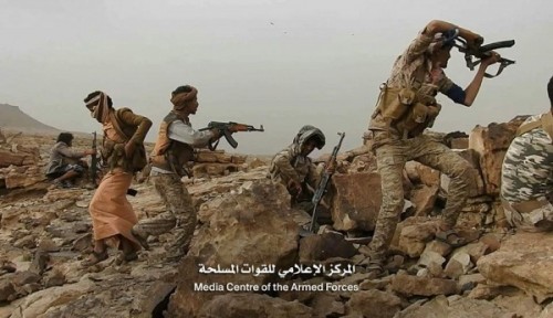 تحرير سلاسل جبلية هامة يتمركز فيها الحوثيين بمديرية كتاف