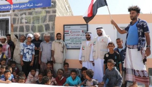 الهلال الإماراتي يفتتح مدرسة جديدة لتعليم الفتيات في الساحل الغربي (صور)