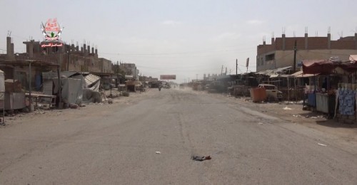 مليشيات الحوثي تقصف مواقع العمالقة في مديرية حيس بالحديدة