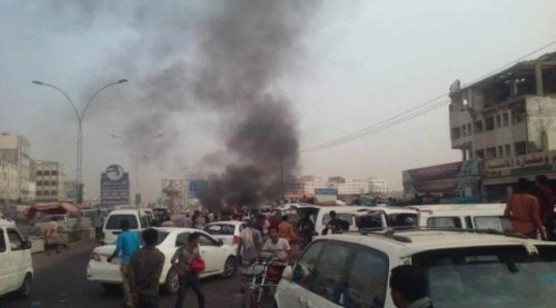 عاجل.. انفجار يستهدف طقم أمني بسوق الكراع في دار سعد
