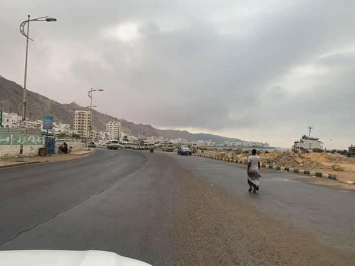 سقوط أمطار على المكلا وعدد من مديريات ساحل حضرموت