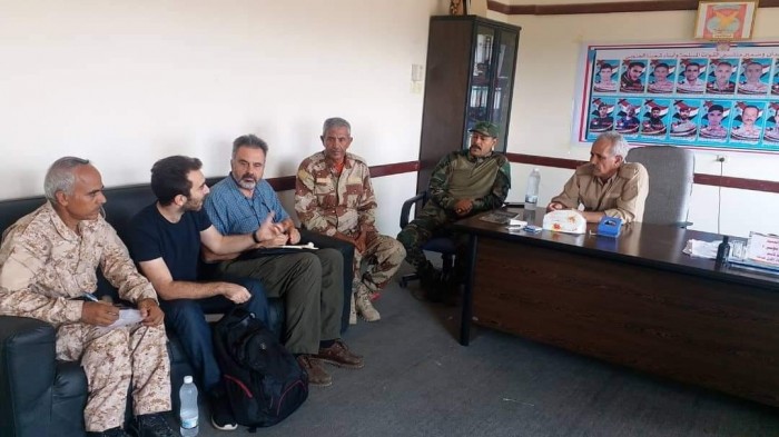 تفاصيل زيارة الصليب الأحمر فرع عدن إلى معسكر الأول صاعقة بالضالع