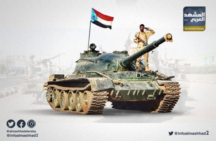 القوات الجنوبية تدمر دبابة لمليشيا الحوثي شمال الضالع