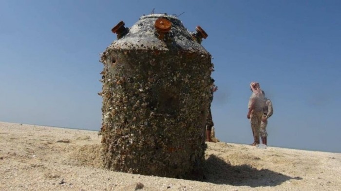 اكتشاف لغم بحري إيراني قبالة ساحل الحديدة 
