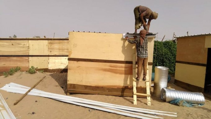 الهجرة الدولية تُجهز موقع جديد للنازحين بمأرب