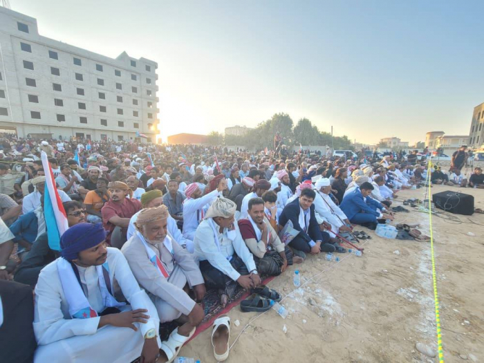 بدء الاحتفال الجماهيري في الغيضة بحلول ذكرى الاستقلال الوطني الجنوبي
